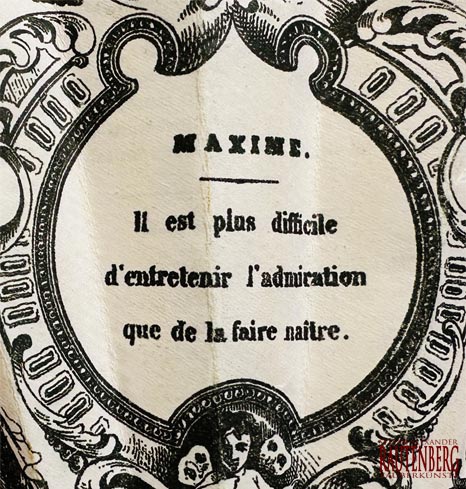 Il es plus difficile d'entretenir l'admiration que le faire naître. Il es plus difficile d'entretenir l'admiration que le faire naître.